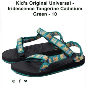 NEW Kid's Original Universal - Iridescence Tangerine Cadmium Green - Size 5
